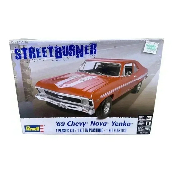 Revell '69 Chevy Nova Yenko Street Burner 1:25 SC Plastic Model Kit 85-4423 NISB - Picture 1 of 5